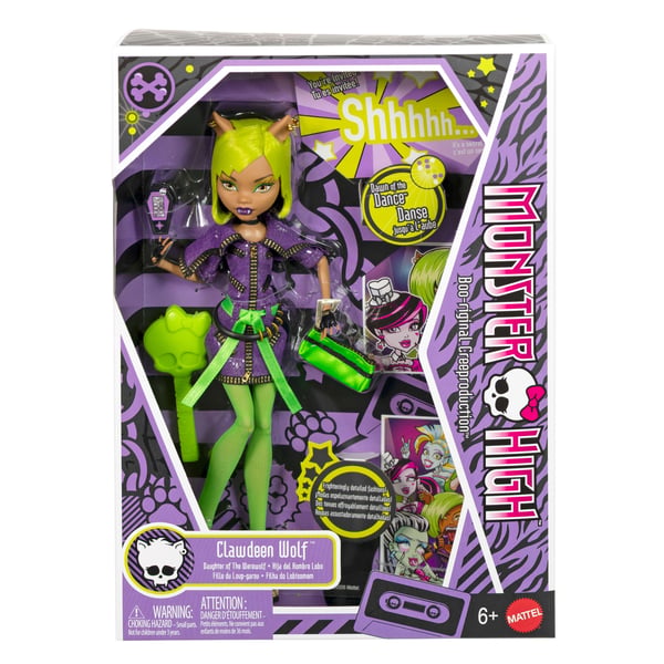Monster High DAWN OF THE DANCE CLAWDEEN WOLF Doll