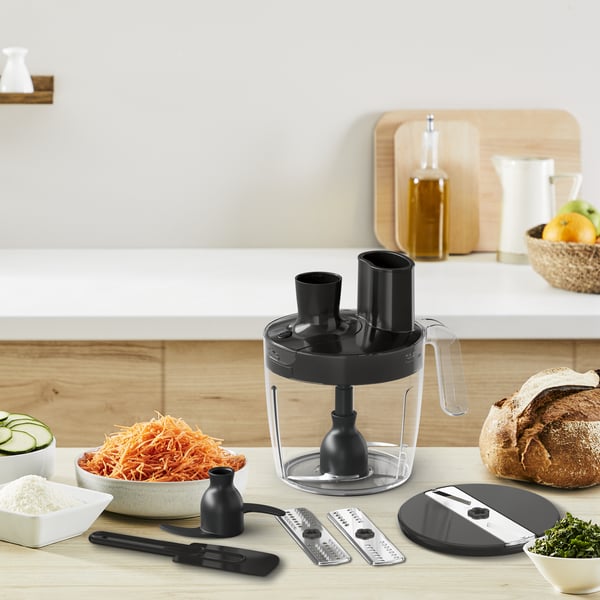 Tefal Quickchef+ HB67G830 mixer 0,8 l Stavmixer 1000 W Svart, Rostfritt stål