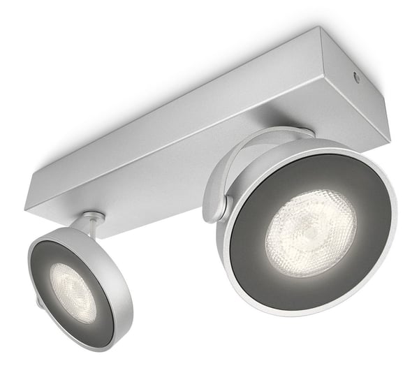 Philips Dimbar LED Clockwork dubbel spot