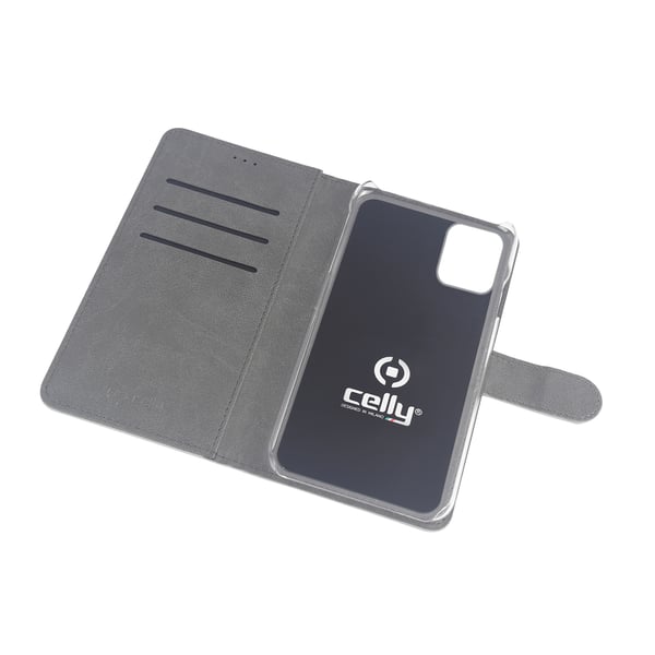 Celly Wally mobiltelefon etui 15,5 cm (6.1") Folie Grå, Hvid