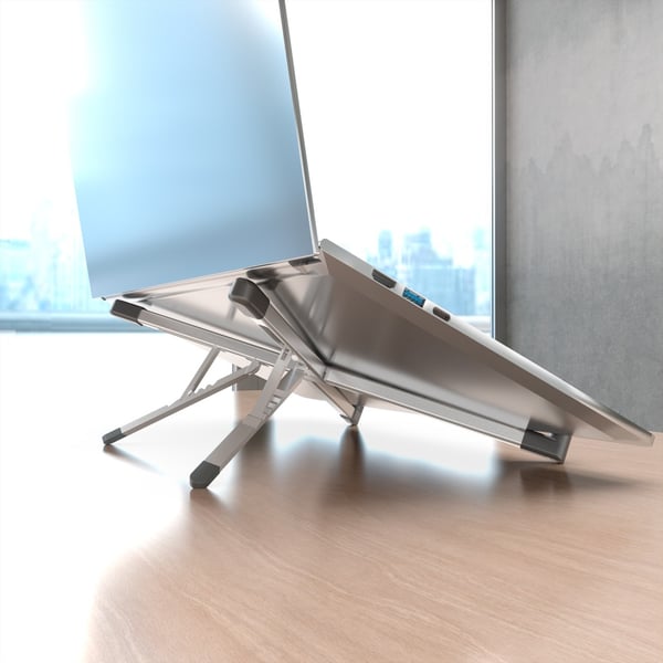 AISENS LPS4M-461 laptop stativ Stander til laptop og tablet Sølv 38,1 cm (15")