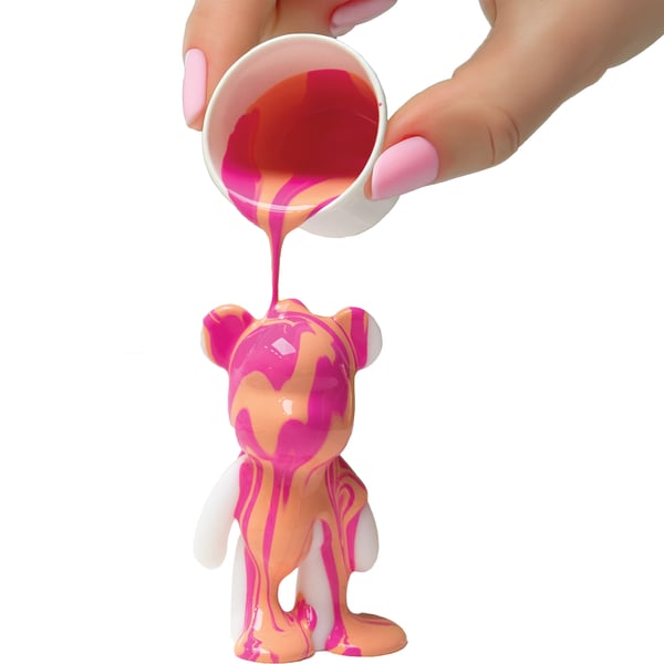 Gear2Play Marble Bear Pouring Keyring Kit