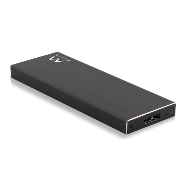 Ewent EW7023 tallennusaseman kotelo SSD-kotelo Musta M.2