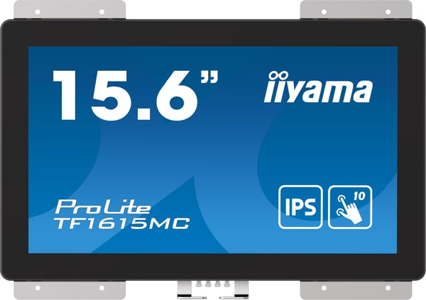 iiyama ProLite TF1615MC-B1 computerskærm 39,6 cm (15.6") 1920 x 1080 pixel Fuld HD Berøringsskærm Sort