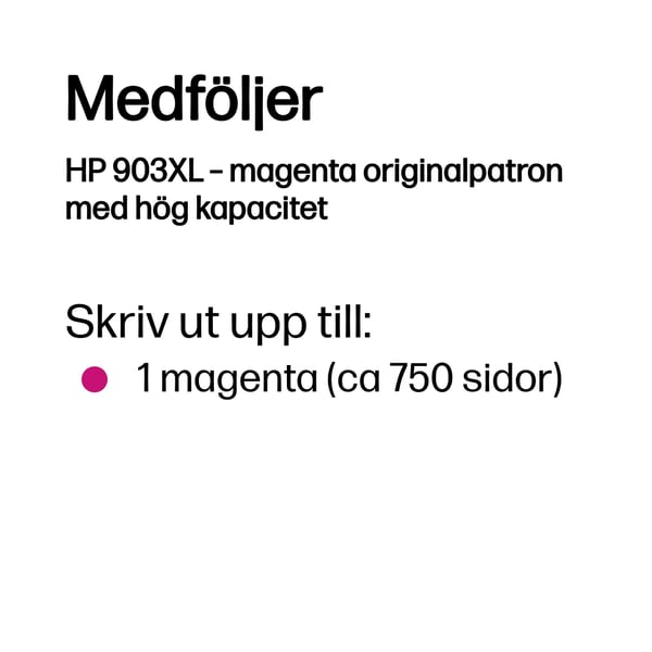 HP 903XL – magenta originalpatron med hög kapacitet
