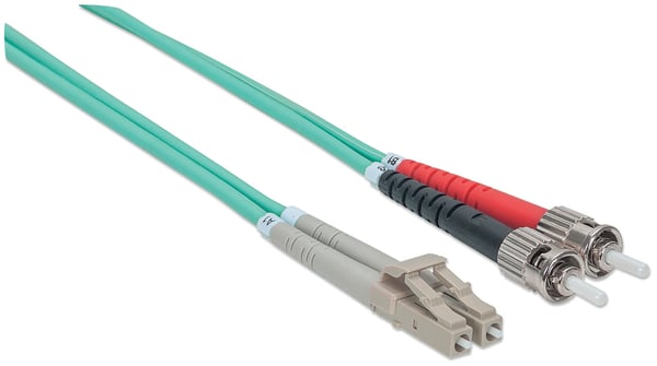 Intellinet 751131 InfiniBand og fiberoptisk kabel 5 m ST LC Turkisfarve