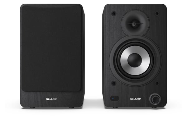 Sharp Bookshelf Speakers 2-suuntainen Musta Langallinen & langaton 60 W