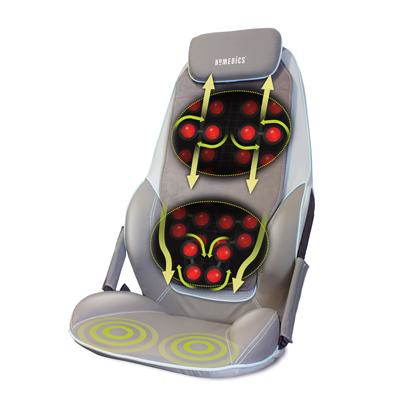 HoMedics ShiatsuMax massageapparat Tilbage Grå