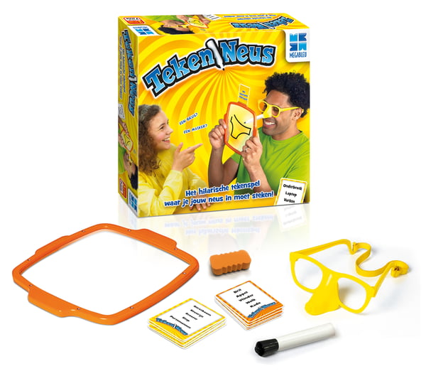 MEGABLEU 8712933327613 TekenNeus Brætspil Tegning