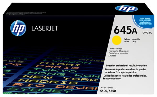 HP 645A - Keltainen - alkuperäinen - LaserJet - Värikasetti (C9732A)