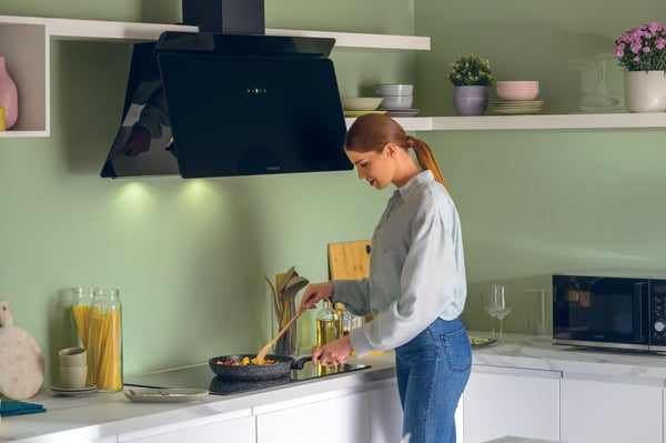Candy Comfort CIFS954MCTT Sort Indbygget 90 cm Zone induktionskogeplade 5 zone(s)