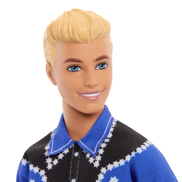 Barbie Fashionistas Ken-docka nr 226, blond modedocka i westernstil, 65-årsjubileum