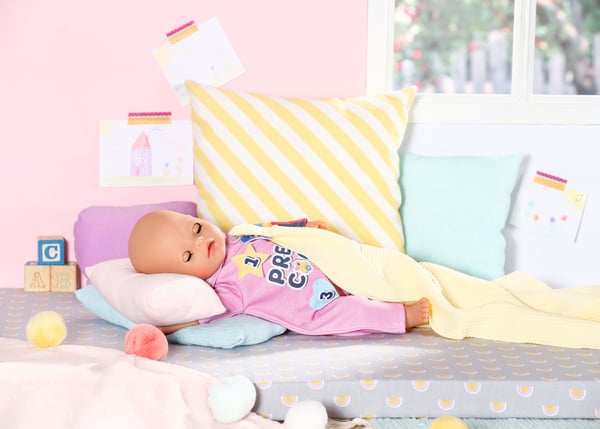 BABY born Kindergarten Romper+Badges Dukkesparkedragt