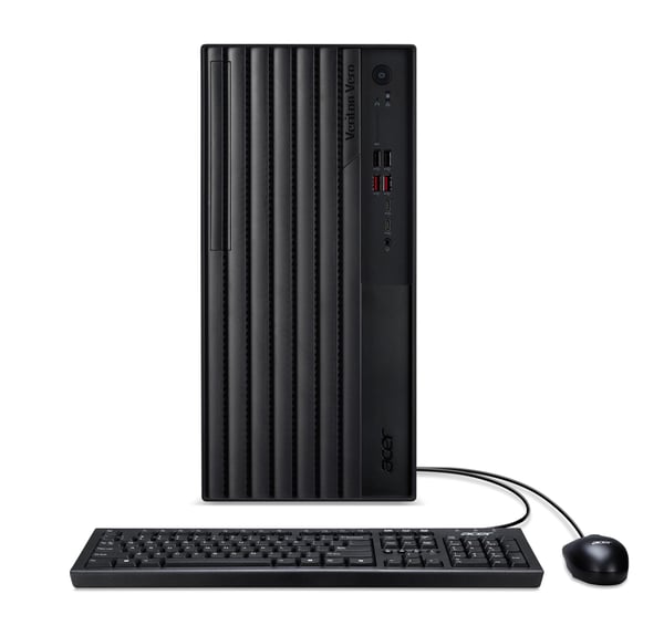 Acer Veriton VVM6735GT Intel Core Ultra 5 225 16 GB DDR5-SDRAM 512 GB SSD Windows 11 Pro Midi Tower PC Musta