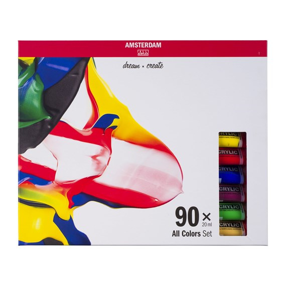 Amsterdam 17820490 hobbymaling Akrylmaling 90 stk