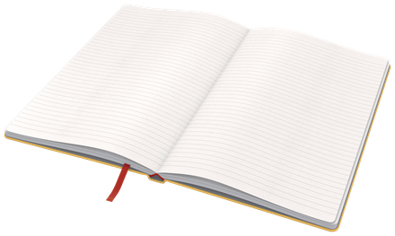 Leitz Cosy notesbog Soft Touch linjeret med Hardcover