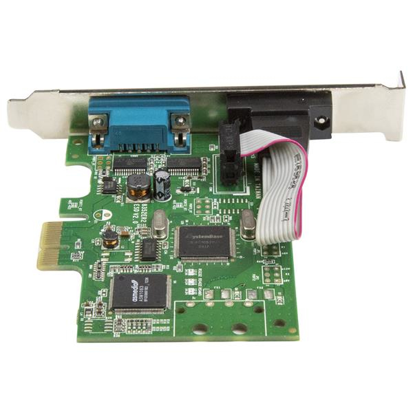 StarTech.com 2-portars PCI Express seriellt kort med 16C1050 UART