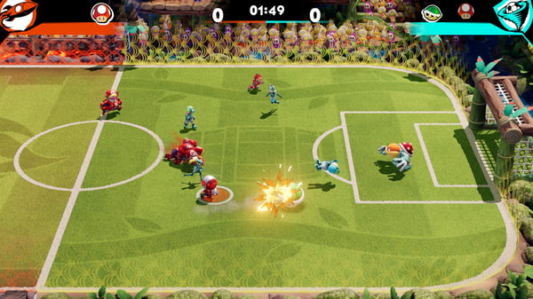Nintendo Mario Strikers: Battle League Football Standard Hollandsk, Engelsk, Spansk, Fransk, Italiensk, Portugisisk, Russisk Nintendo Switch