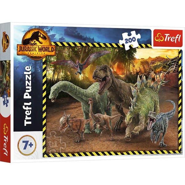 Trefl 13287 puslespil 200 stk Dinosaurer