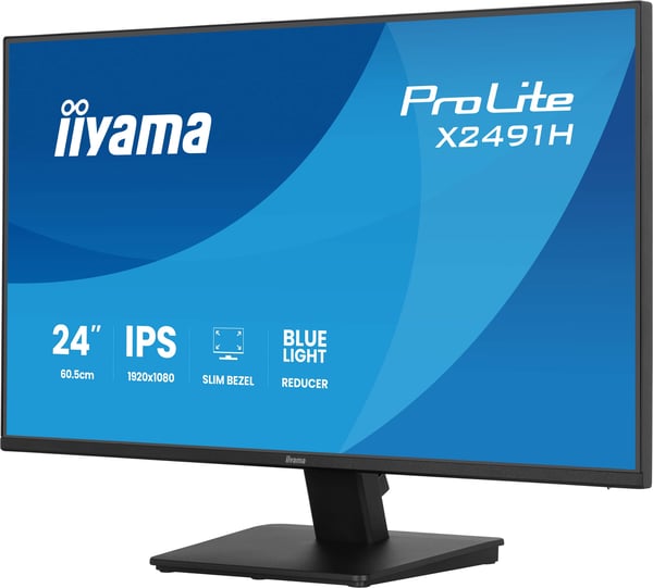 iiyama ProLite X2491H-B1 computerskærm 60,5 cm (23.8") 1920 x 1080 pixel Fuld HD LCD Sort