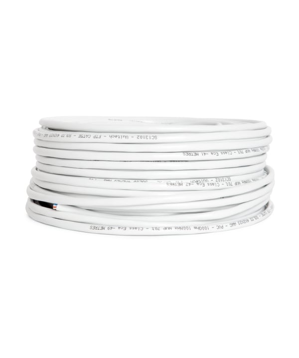 Vultech SC13102-100 netværkskabel Hvid 100 m Cat5e F/UTP (FTP) Rund