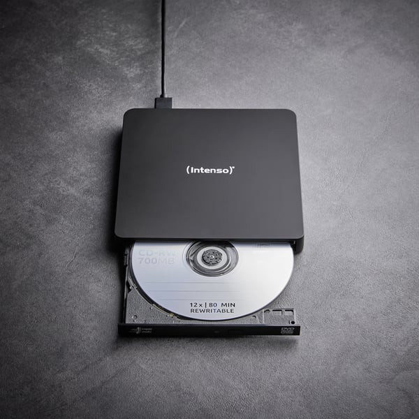 Intenso EOD 400D Slim optisk diskdrev DVD Super Multi DL Sort