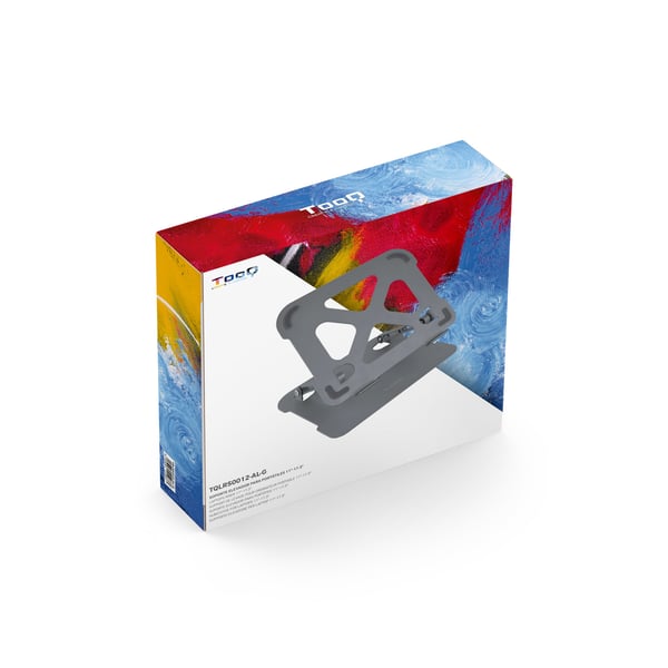 TooQ TQLRS0012-AL-G laptop stativ Stander til laptop og tablet Grå 43,9 cm (17.3")