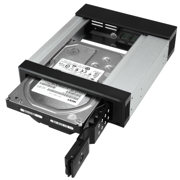 StarTech.com HSB1SATSASBA drive bay panel 13,3 cm (5.25") Bærerpanel Sort