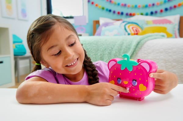 Polly Pocket STRAW-BEARY PATCH-lekväska