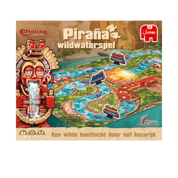Jumbo Ganzenbord Efteling - Piraña Wildwaterspel