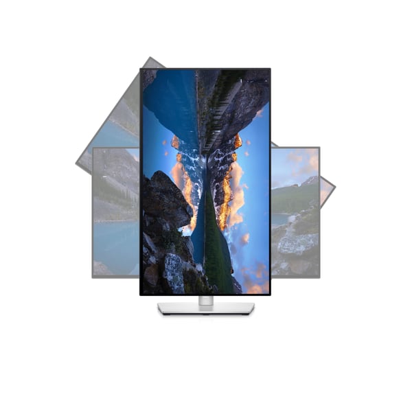 DELL UltraSharp U2422H platta pc-skärmar 60,5 cm (23.8") 1920 x 1080 pixlar Full HD LCD Svart, Silver