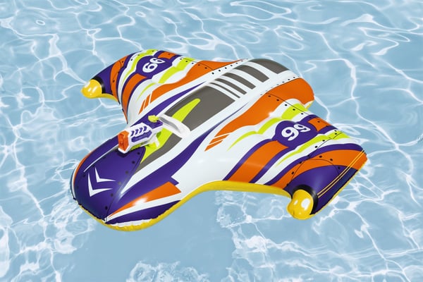 Bestway 41503 pool- och badmadrass Multifärg Mönstrad Polyvinylklorid (PVC) Sittbadleksak