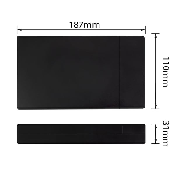 ACT AC1405 tallennusaseman kotelo HDD-/SSD-kotelo Musta 3.5"