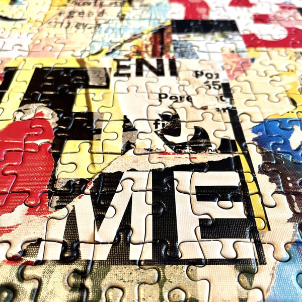 Tactic Poster Collage 1000 pcs Puslespil 1000 stk Kunst