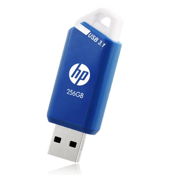 HP x755w USB-nøgle 256 GB USB Type-A 3.2 Gen 1 (3.1 Gen 1) Blå, Hvid
