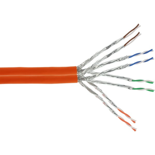 InLine 77500I netværkskabel Orange 500 m Cat7a S/FTP (S-STP)