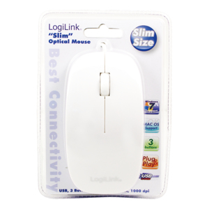 LogiLink ID0062 mus USB Type-A Optisk 1000 dpi