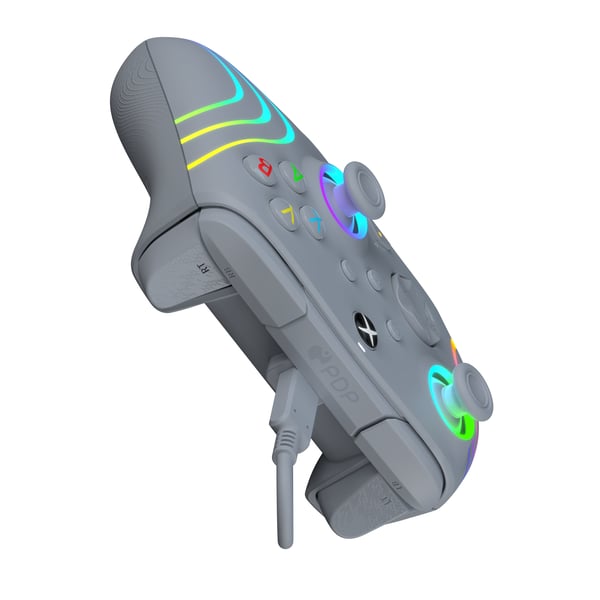 PDP Afterglow Wave Grå USB Spelplatta Analog / Digital PC, Xbox One, Xbox Series S, Xbox Series X