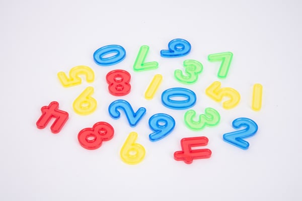 Tickit Translucent Numbers