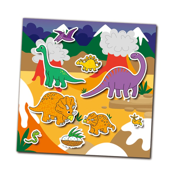 Galt Toys Reusable sticker book - Dinosaurs
