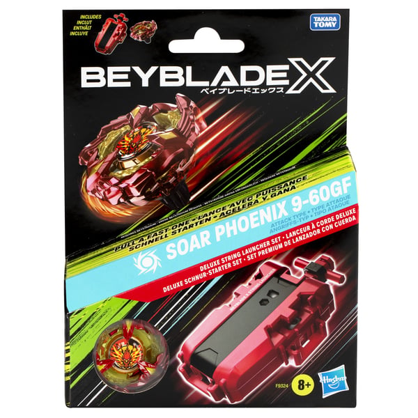Beyblade X Soar Phoenix Deluxe String Launcher-set