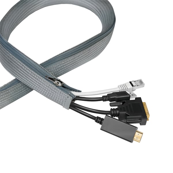 LogiLink KAB0073 kaapelisuojus Harmaa