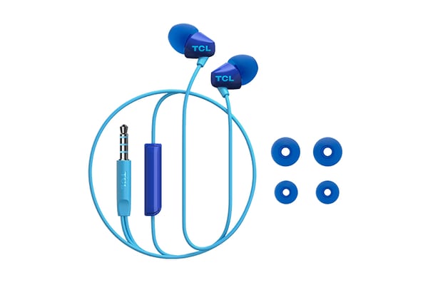 TCL SOCL100BL hovedtelefoner/headset Ledningsført I ørerne Opkald/musik Bluetooth Blå