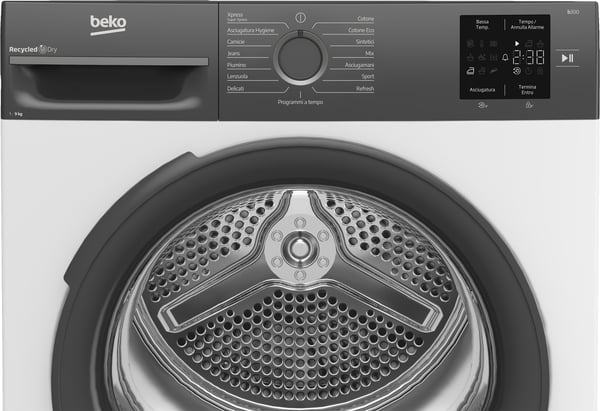 Beko BMTEU93EA tørretumbler Fritstående Front-læsning 9 kg Hvid