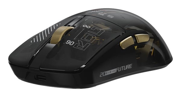 ASUS ROG Harpe II Extreme Edition 20 Gaming Mouse mus Spil Højre hånd RF Wireless + Bluetooth + USB Type-A Optisk 65000 dpi