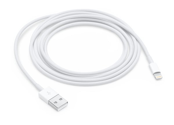 Apple Lightning - USB 2 m Hvid