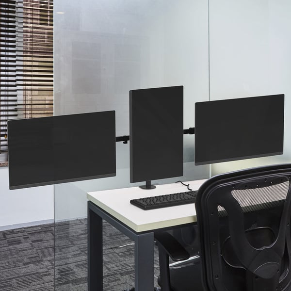ACT AC8303 skærmbeslag og -stativer 68,6 cm (27") Skrivebord Sort