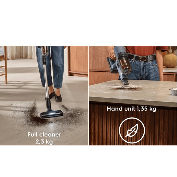 Electrolux EP72H21WET 2-i-1 stangstøvsuger Batteri Dry Poseløs 0,3 L Blå