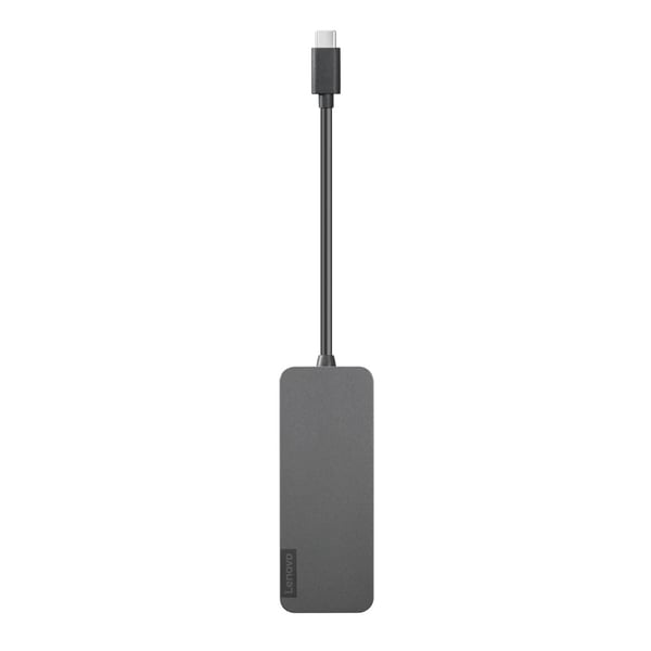 Lenovo 4X90X21427 gränssnittshubbar USB 3.2 Gen 2 (3.1 Gen 2) Type-C 20000 Mbit/s Grå