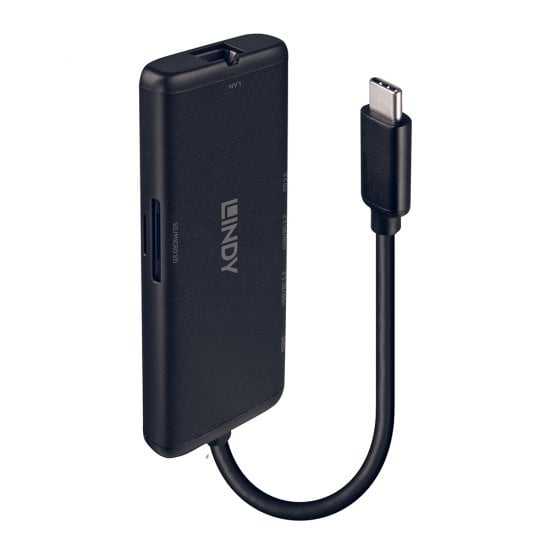 Lindy 43358 kannettavien tietokoneiden telakka ja porttitoistin Langallinen USB 3.2 Gen 1 (3.1 Gen 1) Type-C Musta Lindy 43358 kannettavien tietokoneiden telakka ja porttitoistin Langallinen USB 3.2 Gen 1 (3.1 Gen 1) Type-C Musta